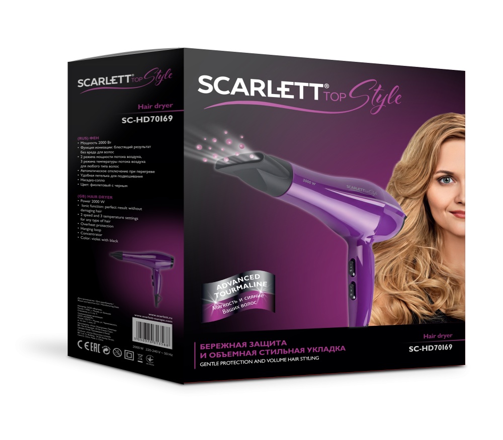Приборы для укладки волос scarlett