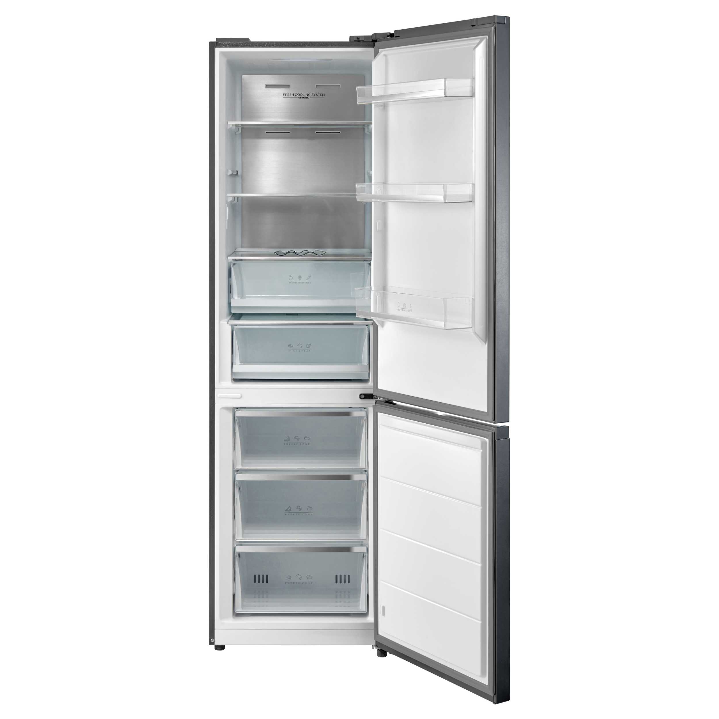 Двухкамерный холодильник KORTING KNFC 62029 X — купить в интернет-магазине Премьер Техно — Фото 2