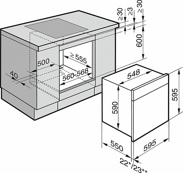 Духовой шкаф bosch hi3b30