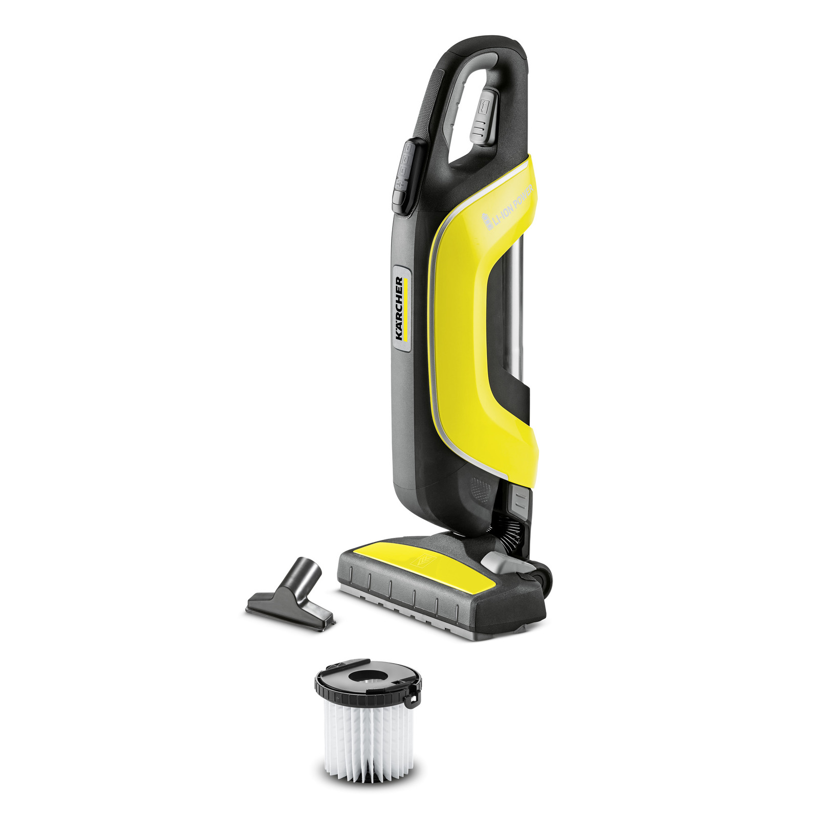 KARCHER VC 5 Cordless желтый/черный купить в интернет-магазине Премьер  Техно в Санкт-Петербурге. Цена, фото, характеристики, доставка