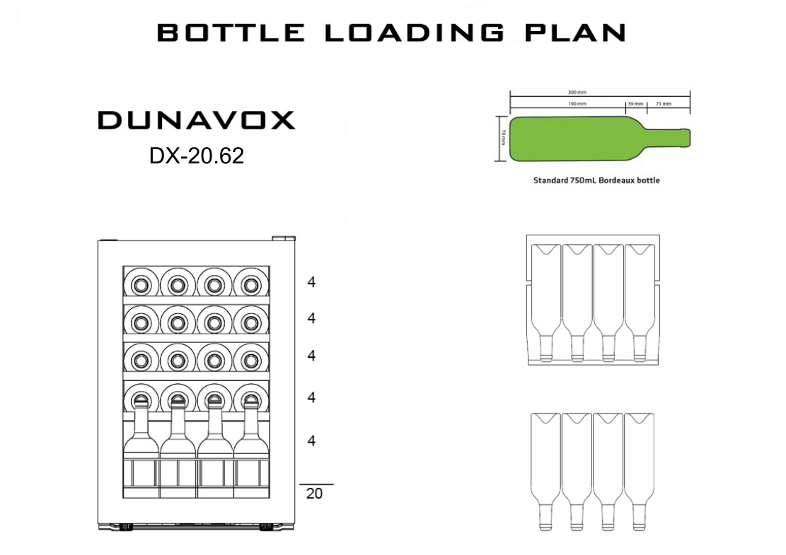 Винный шкаф Dunavox DX-30.80dk