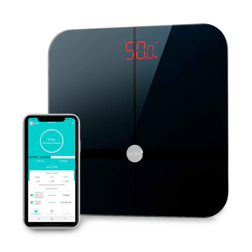 Напольные весы Kitfort KT-807 купить в интернет-магазине Премьер Техно в  Санкт-Петербурге. Цена, фото, характеристики, доставка