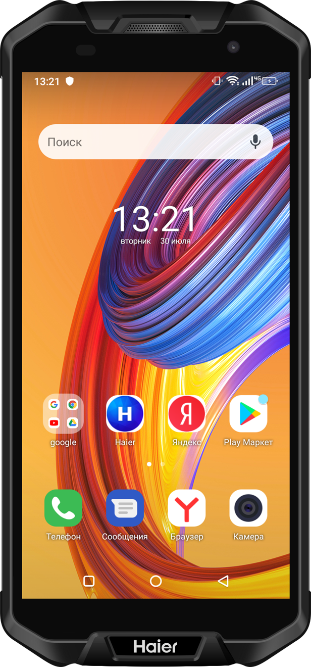 Haier T3 Black/Red купить в интернет-магазине Премьер Техно в  Санкт-Петербурге. Цена, фото, характеристики, доставка