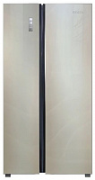 Холодильник SIDE-BY-SIDE Ginzzu NFK-530 Gold