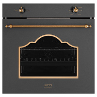 Встраиваемый электрический духовой шкаф RICCI REO-605-BL