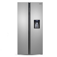 Холодильник SIDE-BY-SIDE Ginzzu NFK-467 Steel