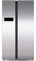 Холодильник SIDE-BY-SIDE Ginzzu NFK-605 Steel