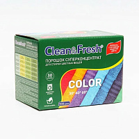 Clean&Fresh Стиральный порошок Суперконцентрат для Цветного 900 гр