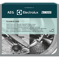 Electrolux CLEAN & CARE 3 в 1 - Средство от накипи, обезжириватель, очиститель, 6 пак. по 50 г M3GCP400